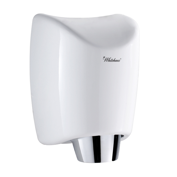 Whitehaus Wall Mount Hands-Free Hand Dryer, White WH555-WHITE